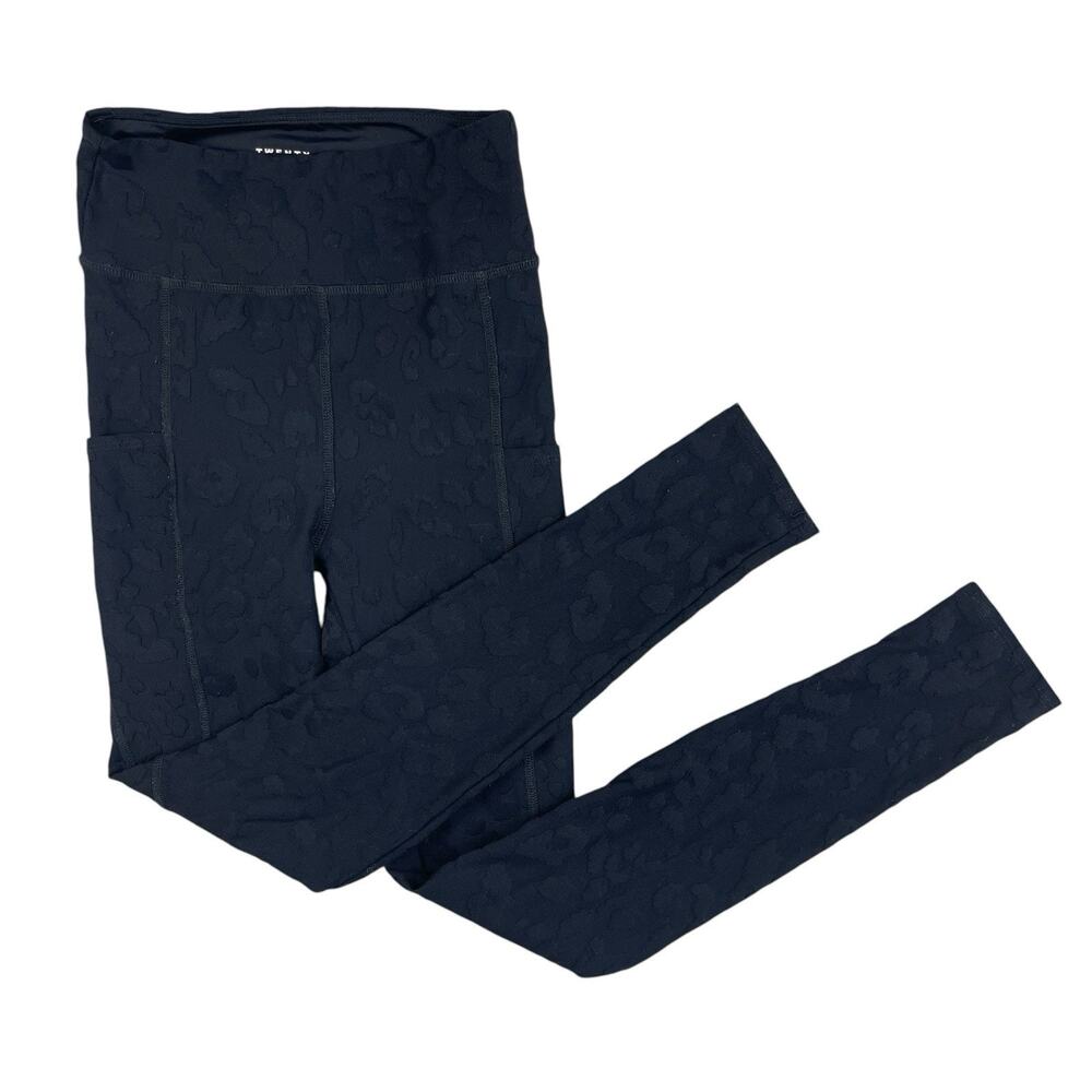 Twenty Montreal 3D Hyper Reality Black Jacquard Leggings Women's S Gymcore